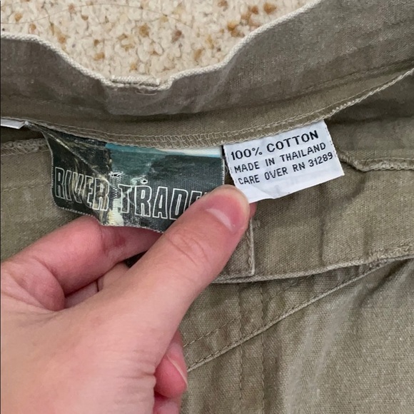 Vintage NWOT Tan High-Waisted Skirt - Picture 5 of 6